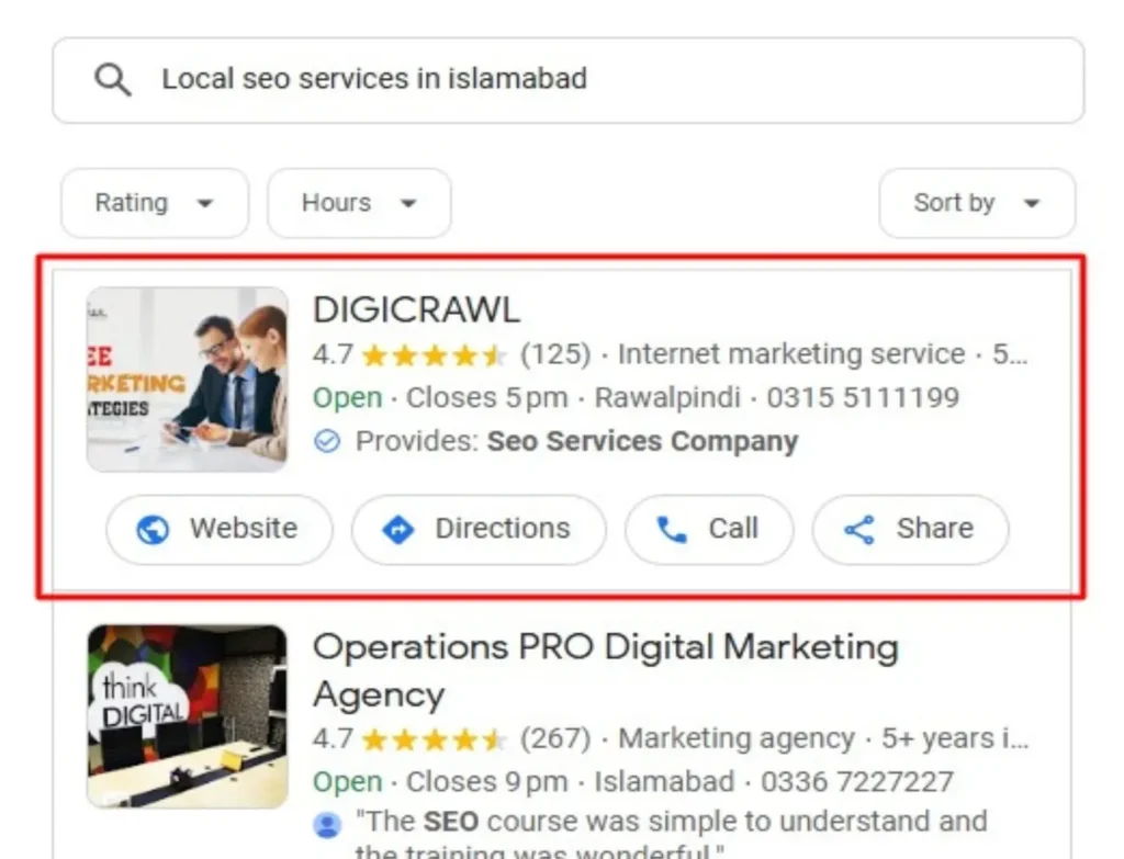 Google Map SEO