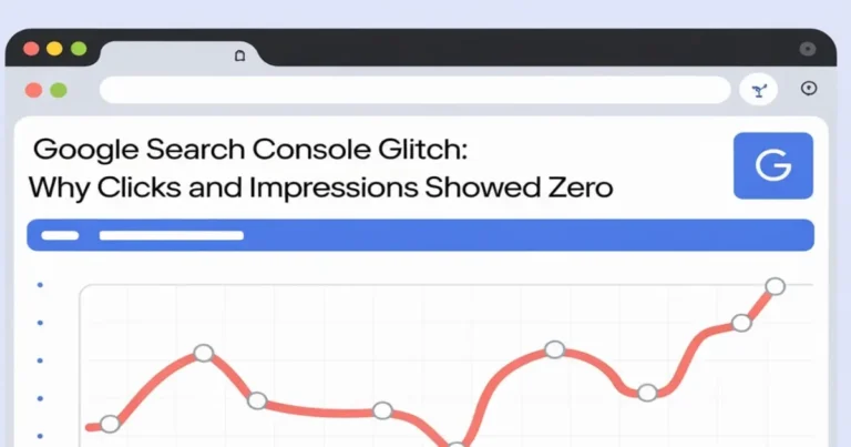 Google Search Console Glitch