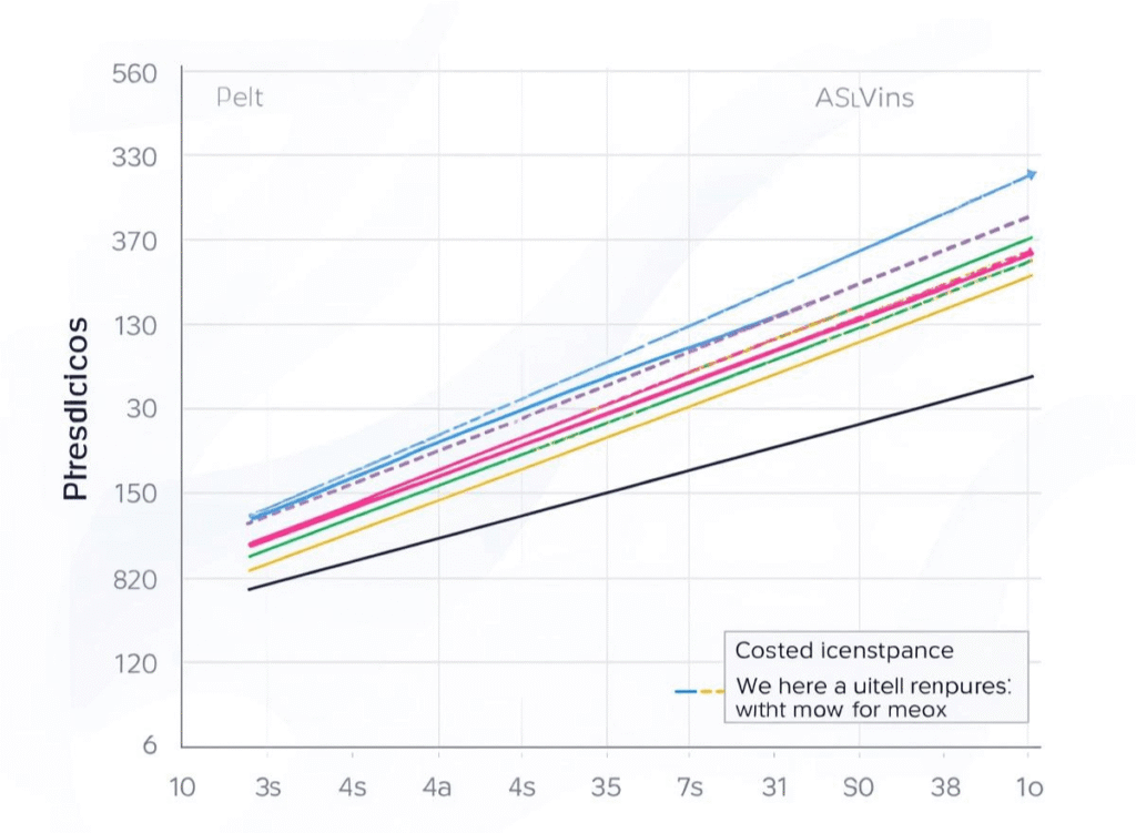 Chart showing predicted vs actual customer behaviour.